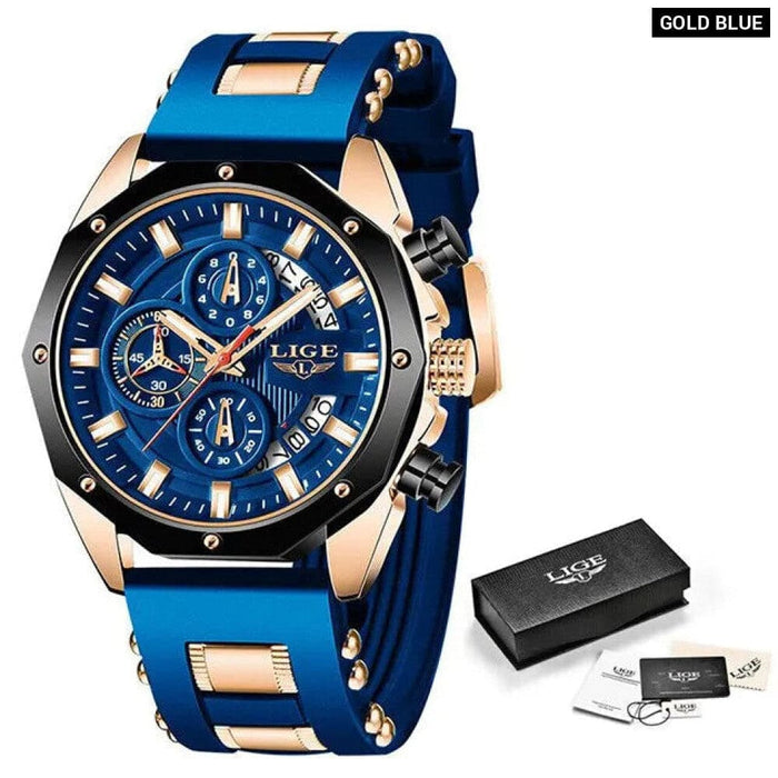 Lige Mens Luxury Sport Watch