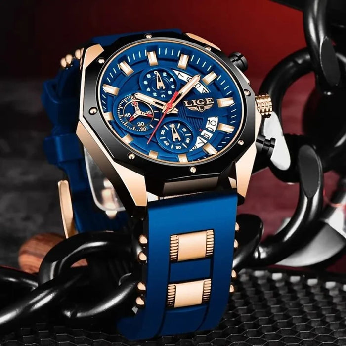 Lige Mens Luxury Sport Watch
