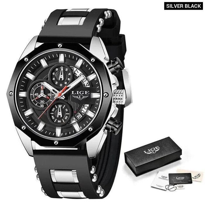 Lige Mens Luxury Sport Watch