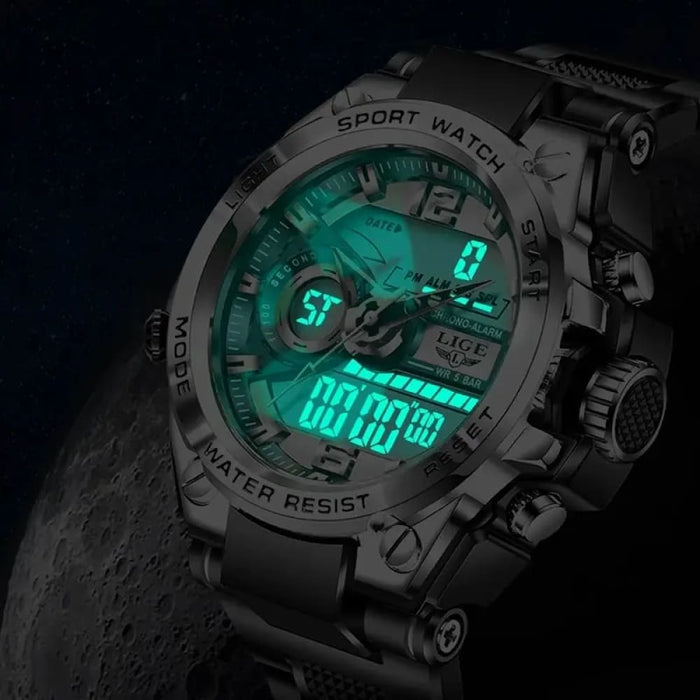 Lige Military Digital Watch