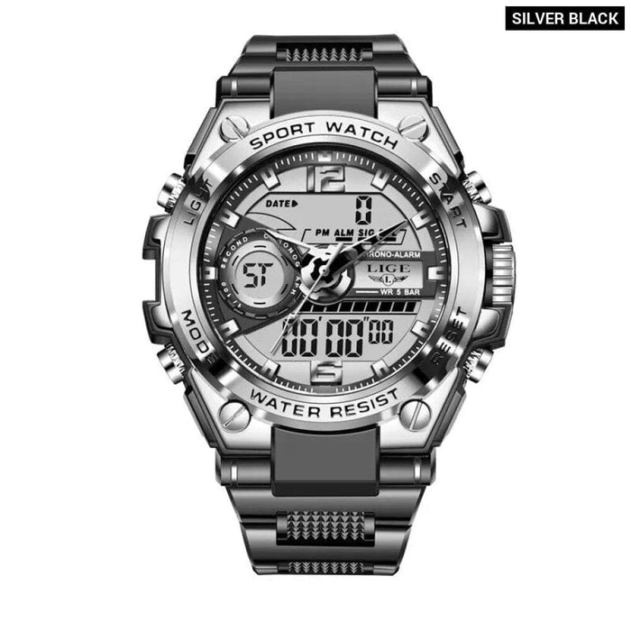 Lige Military Digital Watch
