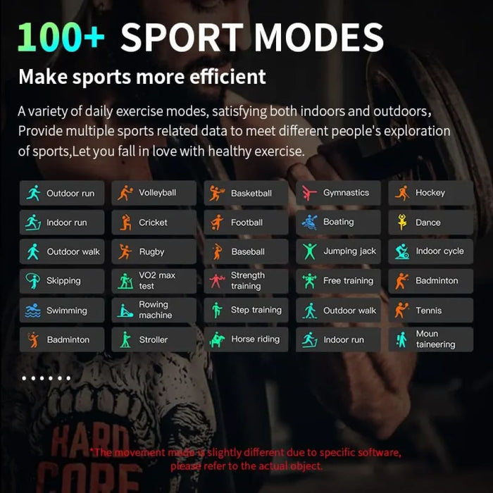 Lige Womens Smartwatch with Full Touch Screen Bluetooth