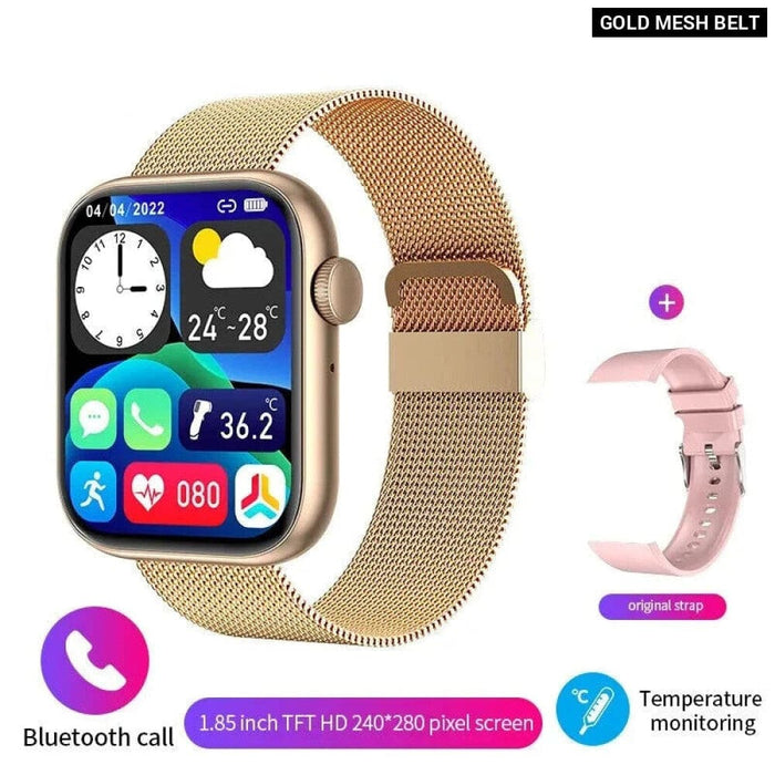 Lige Womens Smartwatch With Full Touch Screen Bluetooth