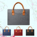 Lightweight Portable Laptop Bag With Pu Handle Oxford Cloth