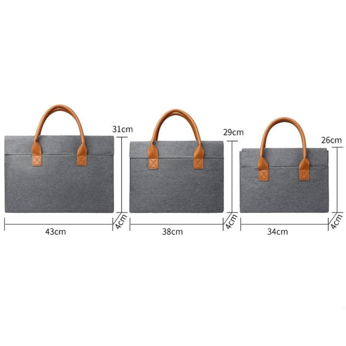 Lightweight Portable Laptop Bag With Pu Handle Oxford Cloth