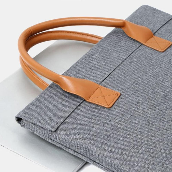 Lightweight Portable Laptop Bag With Pu Handle Oxford Cloth