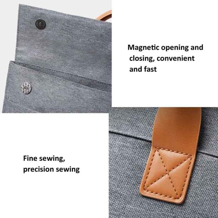 Lightweight Portable Laptop Bag With Pu Handle Oxford Cloth
