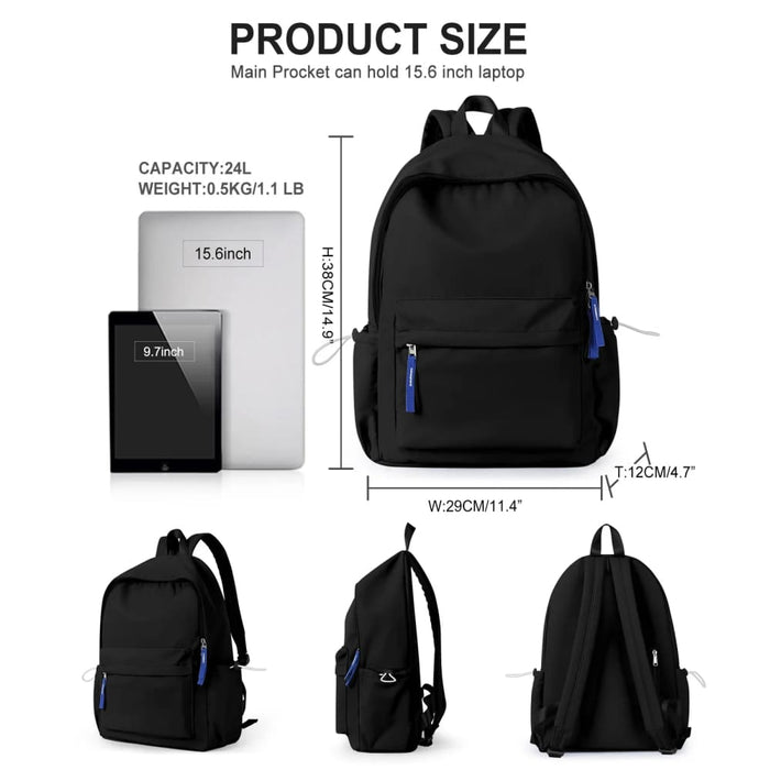 Lightweight Water Resistant Backpack for Teens Travel