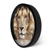 Lion Face Modern Print Wall Clock Frameless Silent Non