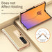 Litchi Leather Hinged Phone Case Pen For Samsung Galaxy z