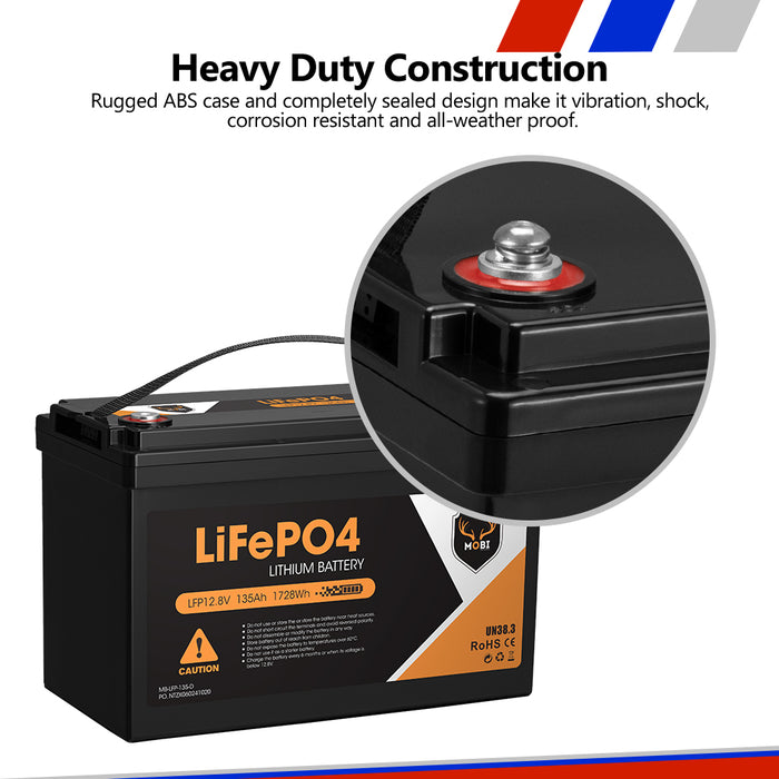 12V 20Ah 135Ah 175Ah 200Ah 300Ah Lithium Iron Battery Lifepo4 Deep Cycle