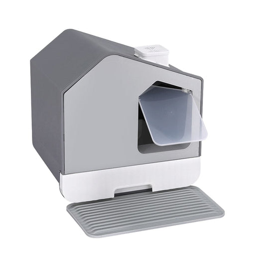 Goslash Picks Cat Litter Box Large Tray Kitty Toilet Fully