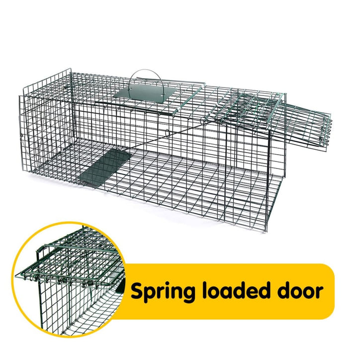 Live Animal Trap Possum Rat Rabbit Hare Catcher Folding Cage
