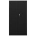 Locker Cabinet Black 90x40x180 Cm Steel Ttpkix