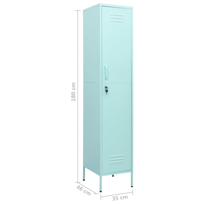 Locker Cabinet Mint 35x46x180 Cm Steel Ttlxpi