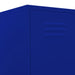 Locker Cabinet Navy Blue 35x46x180 Cm Steel Ttlxpt