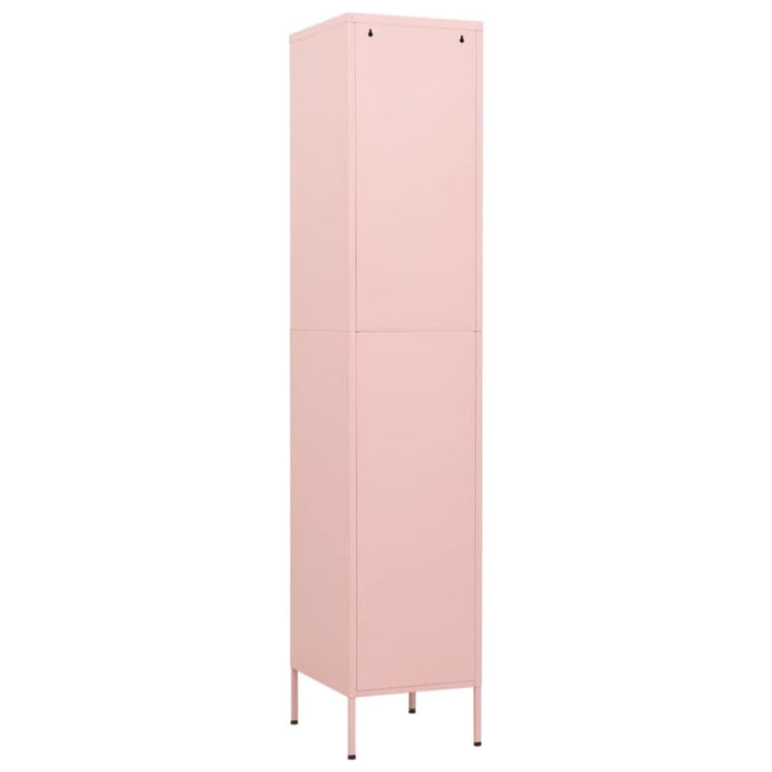 Locker Cabinet Pink 35x46x180 Cm Steel Ttlxpl