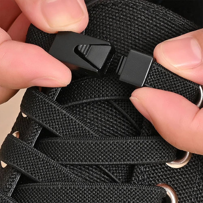 Locking No Tie Wide Fit Laces For Sneakers
