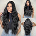 Long Curly Wavy Wig For Women Heat Resistant