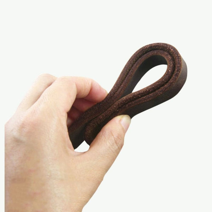 3m Long Genuine Leather Dog Leash