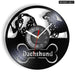 Long Haired Dachshund Vinyl Record Wall Clock