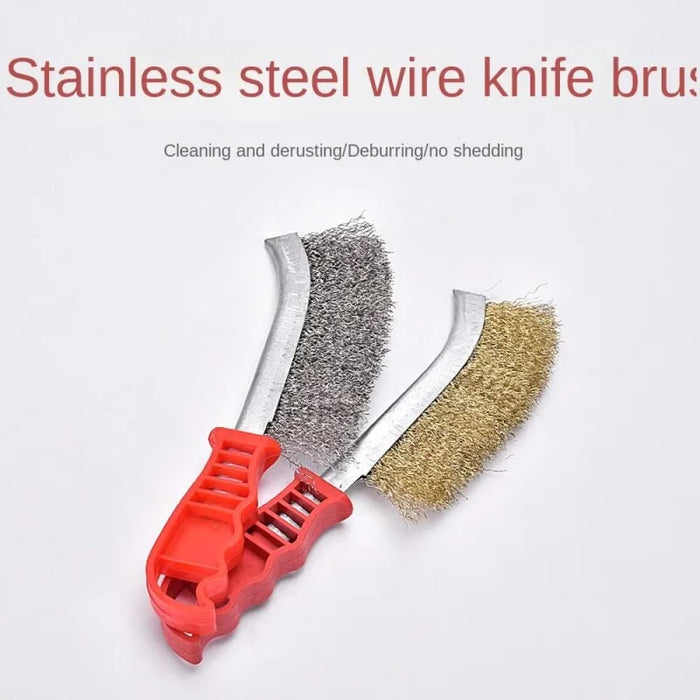Long Handle Multi Function Wire Brush For Kitchen Grill