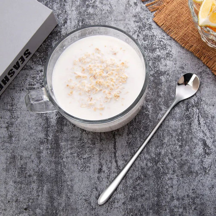 Long Handle Stainless Steel Coffee Spoon for Desserts