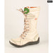Long Warm Leather Womens Boots In Winter With Solid Colour