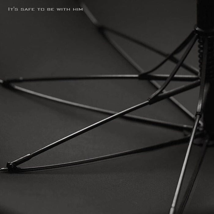 Long Wooden Handle 8k Windproof Large Umbrella