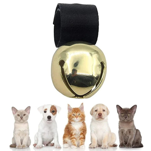 Loud Dog Collar Bell Charm Durable Metal Gold Pet Pendant
