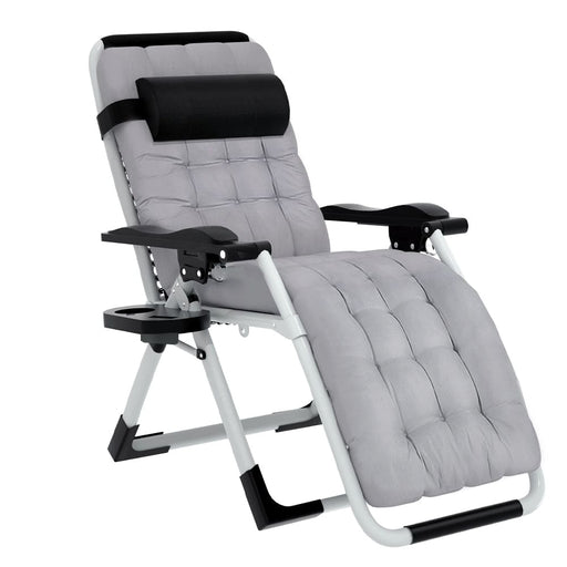 Sun Lounge Folding Lounger Camping Zero Gravity Chair