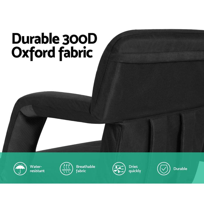 Lounge Sofa Bed with Armrest Heated Floor Recliner Futon