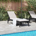 Sun Lounger Anthracite 186x60x29 Cm Pp Tlaxok
