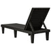 Sun Lounger Black 155x58x83 Cm Polypropylene Tlaoal