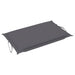 Sun Lounger Cushion Anthracite 186x58x3 Cm Toaopn