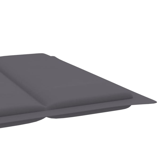 Sun Lounger Cushion Anthracite 186x58x3 Cm Toaopn