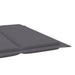 Sun Lounger Cushion Anthracite 186x58x3 Cm Toaopn