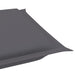 Sun Lounger Cushion Anthracite 186x58x3 Cm Toaopn