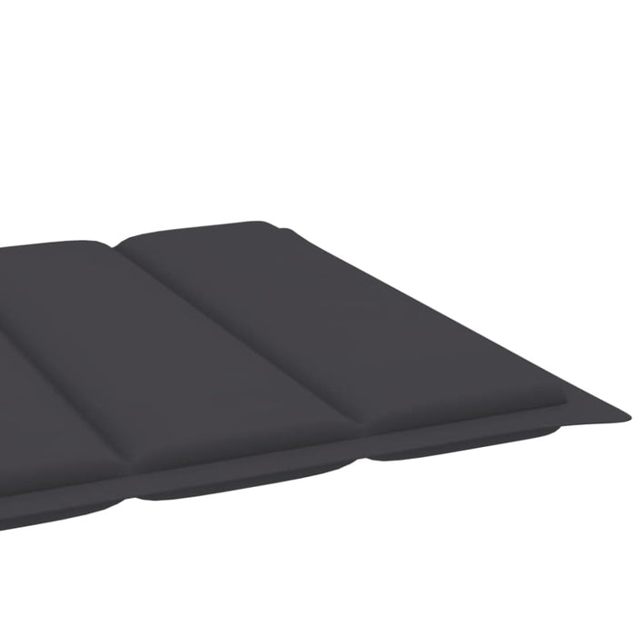 Nz Local Stock- Sun Lounger Cushion Anthracite 200x50x3 Cm