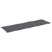 Sun Lounger Cushion Anthracite 200x60x3 Cm Fabric Toaxbt