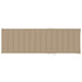Sun Lounger Cushion Beige 200x60x3 Cm Fabric Toaxbl