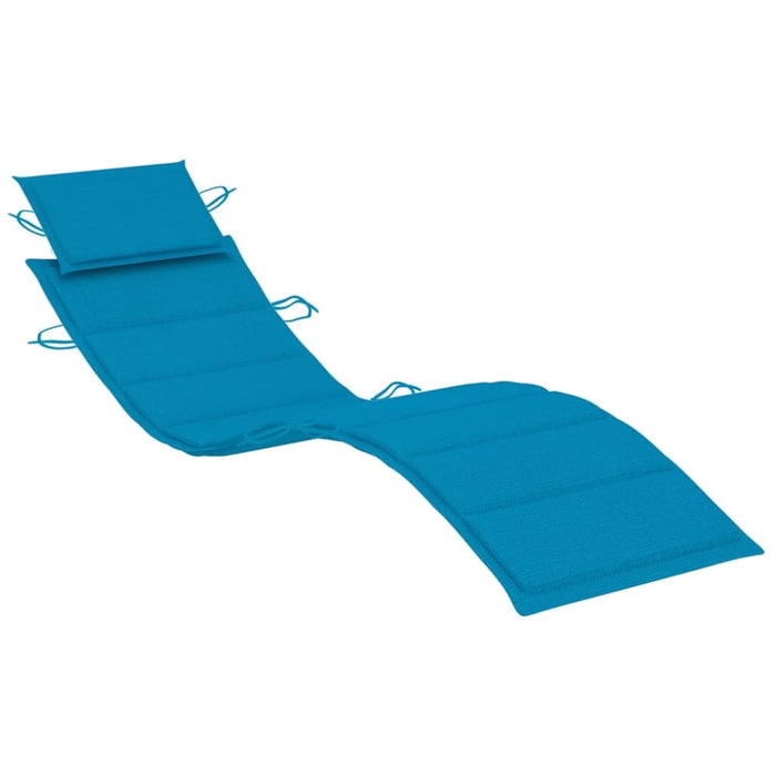 Sun Lounger Cushion Blue 186x58x3 Cm Toaolx