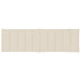 Sun Lounger Cushion Cream 186x58x3 Cm Toaolb