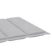 Sun Lounger Cushion Grey 200x50x3 Cm Fabric Toaonk