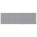 Sun Lounger Cushion Grey 200x70x3 Cm Fabric Toaxok