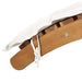 Sun Lounger with Cushion Solid Acacia Wood Cream Allpx