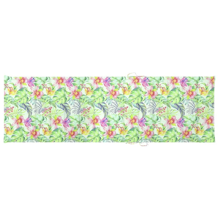 Sun Lounger with Cushion Solid Acacia Wood Tblaolo