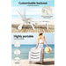 Sun Lounger Folding Chaise Lounge Chair Wheels Patio