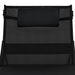 Sun Lounger with Pillow Poly Rattan Black Aaioi