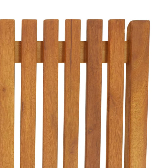 Sun Lounger Solid Acacia Wood Tobtoi